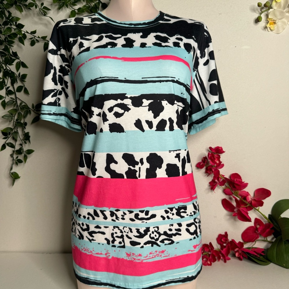 🩵 2XL Leopard 🐆 Top 🩵
